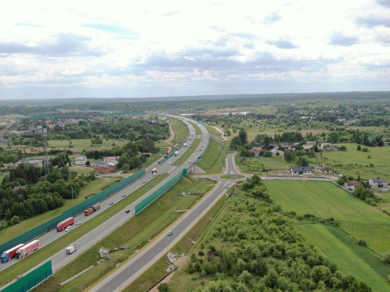 Budowa autostradowej (A1) obwodnicy Częstochowy, 435 km, maj 2022 r.