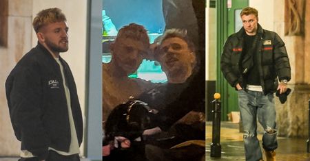 Odstrzelony w kurtkę Gucci za 12 tysięcy Tymoteusz Puchacz baluje z Kamilem Jóźwiakiem do 6:30 nad ranem