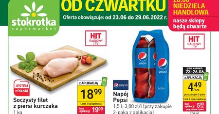 Stokrotka nowa gazetka 23.06-29.06. Promocje w Stokrotka od czwartku 23 czerwca