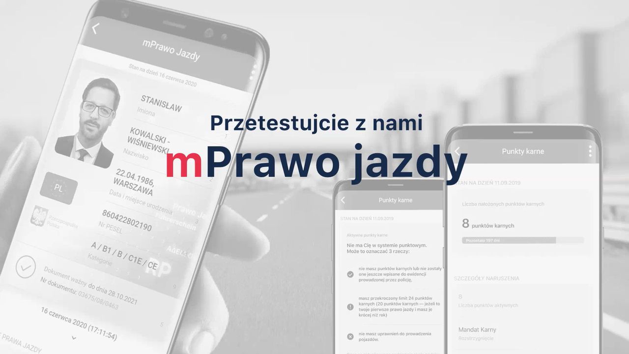 Ruszają testy mPrawoJazdy. Już wkrótce sporo nowości w aplikacji mObywatel