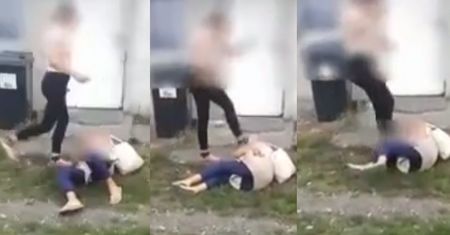 13-latka BRUTALNIE POBIŁA kobietę. Przewróciła na ziemię i skopała! (WIDEO)