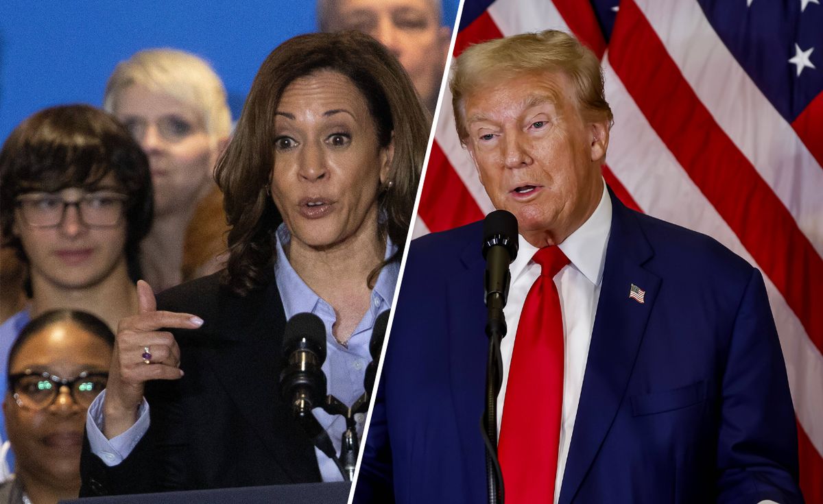 Kamala Harris, Donald Trump