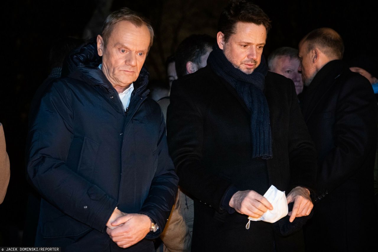 Donald Tusk i Rafał Trzaskowski 