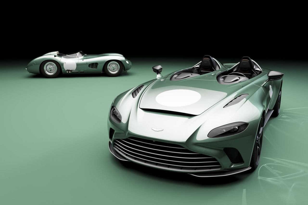 Aston Martin V12 Speedster w specyfikacji DBR1 to wspaniały hołd dla zwycięstwa w LeMans