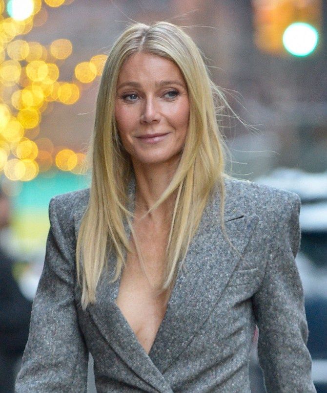 Gwyneth Paltrow w drodze do studia "Good Morning America"