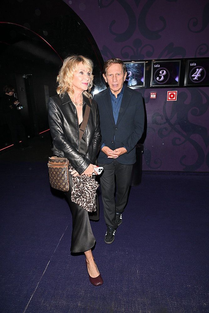 Beata Ścibakówna i Jan Englert na premierze "Seks dla opornych"