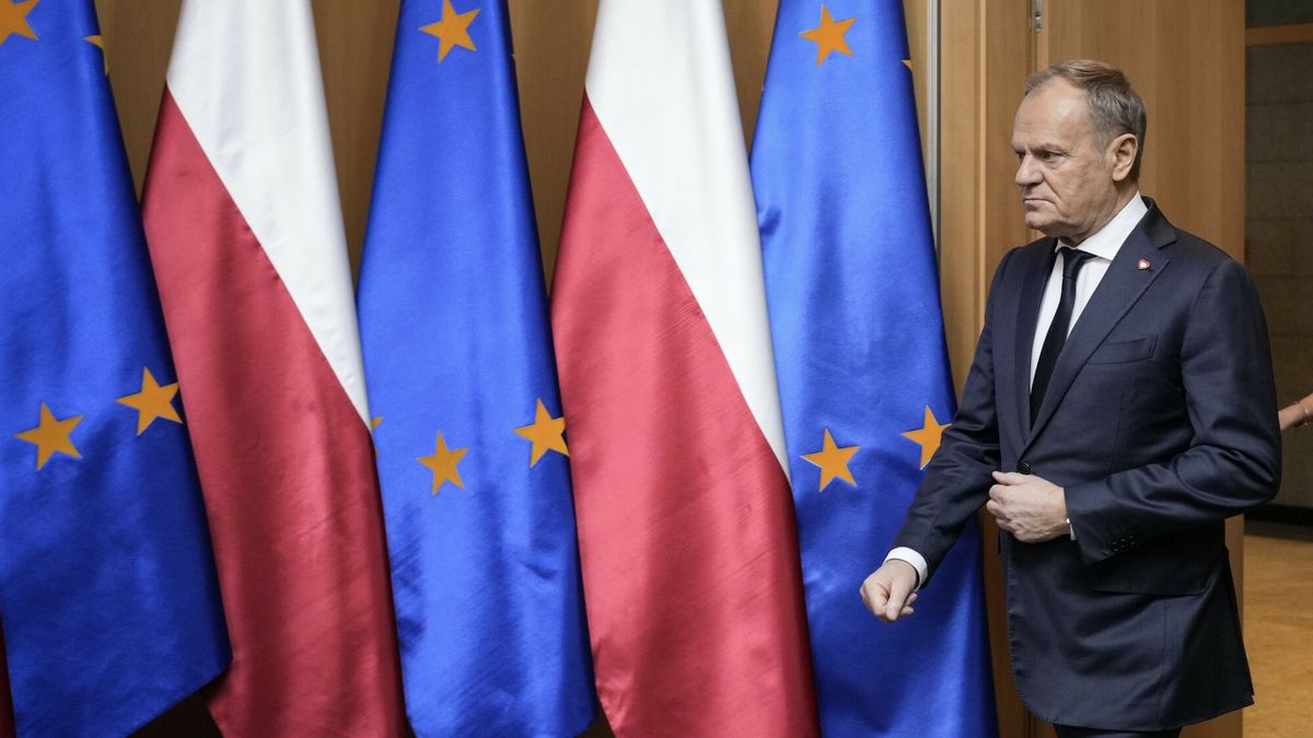 O?wiadczenie premiera Donalda Tuska17.02.2025 Warszawa Oswiadczenie premiera Donalda Tuska fot. Marysia Zawada/REPORTER N/z Donald TuskMarysia Zawada/REPORTER