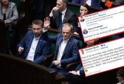 "Korki od szampanów". W sieci fala komentarzy po decyzji ws. "lex Tusk"
