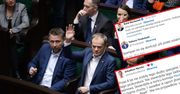 "Korki od szampanów". W sieci fala komentarzy po decyzji ws. "lex Tusk"