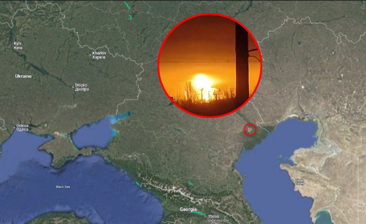 Strikes on gas installations Astrakhan