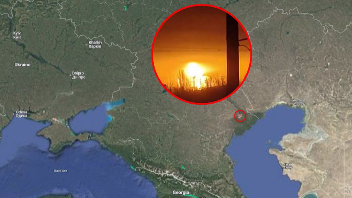 Uderzenia w instalacje gazowe Astrachaniu