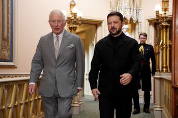Wizyta Zełenskiego w Londynie. Spotkanie z królem Karolem III