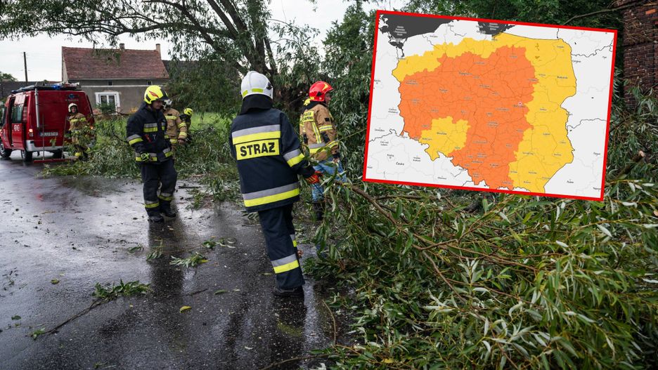 IMGW wydał ostrzeżenie przed burzami