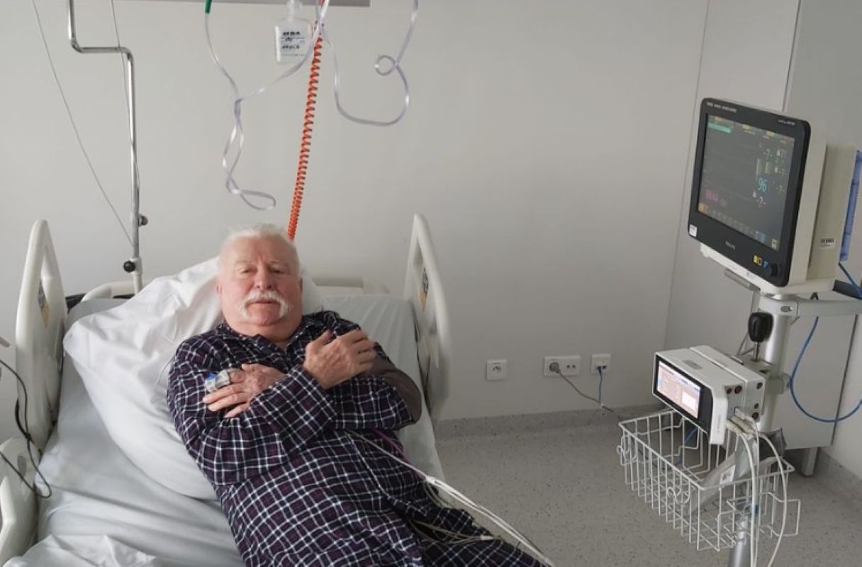 Lech Wałęsa trafił do szpitala. "Znowu mnie trafiło!"