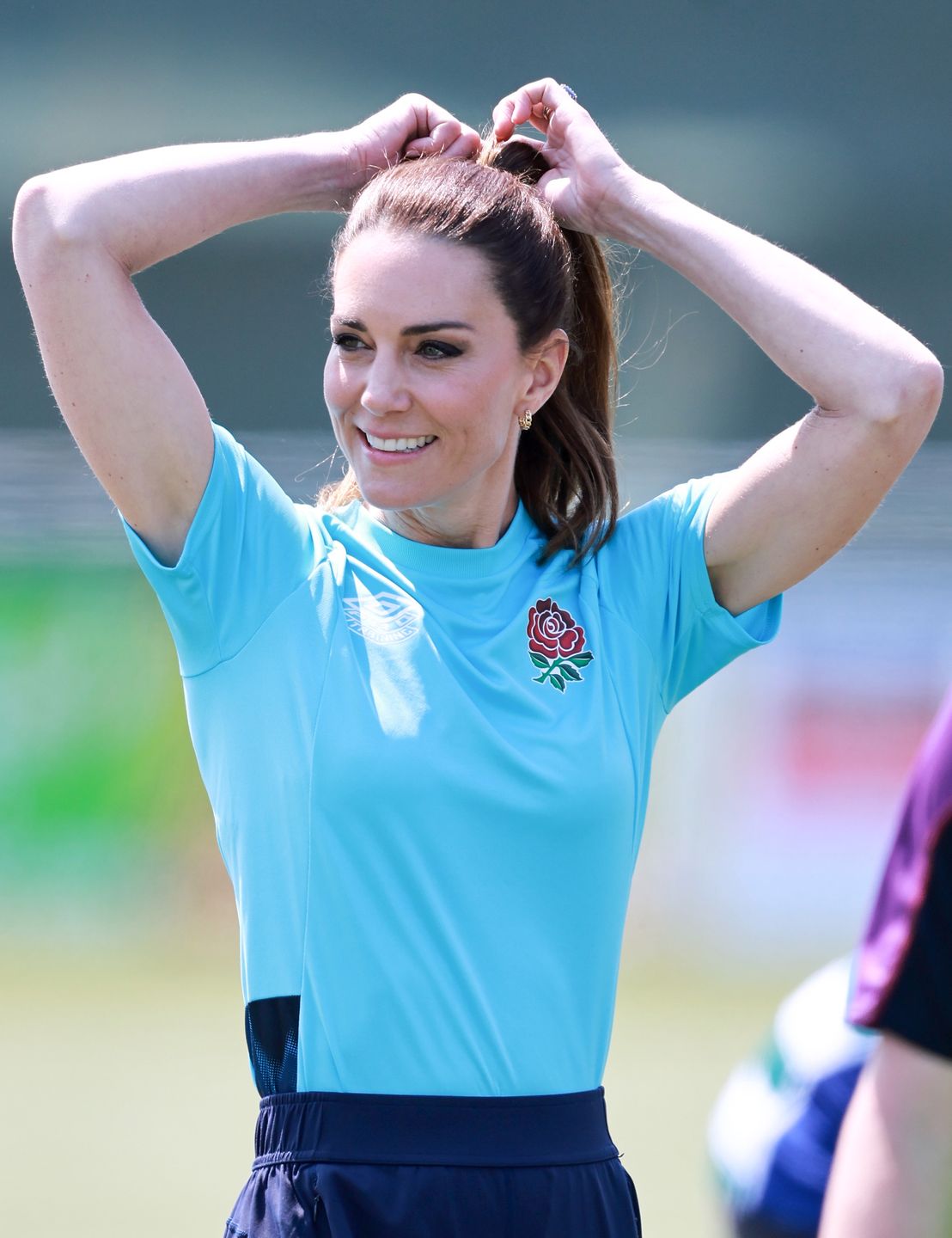 Kate Middleton gra w rugby