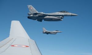 Polskie F-16 nad Morzem Czarnym. Nie były tam same