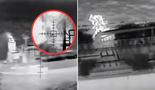 Eksplozje na Morzu Śródziemnym. Nagranie z ataku na rosyjski tankowiec