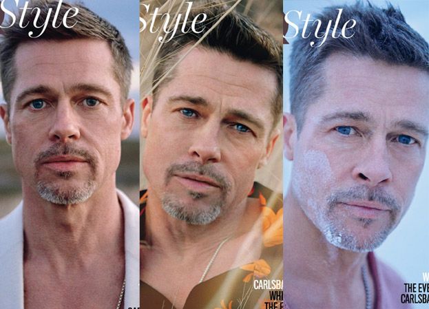 Brad Pitt na trzech okładkach "GQ"! "On zaczyna wszystko na nowo" (FOTO)