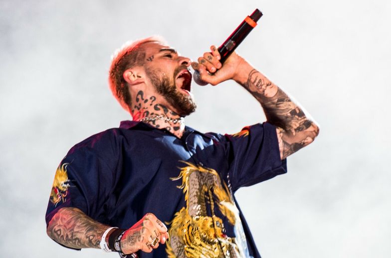 Reporter baza 2020-06-a06.07.2018 Gdynia, Babie Doly  Open'er Festiwal 2018 - dzien 3   n/z koncert Taconafide, czyli Taco Hemingwaya i Quebonafide  Pawel Skraba/REPORTERPawel Skraba/REPORTER