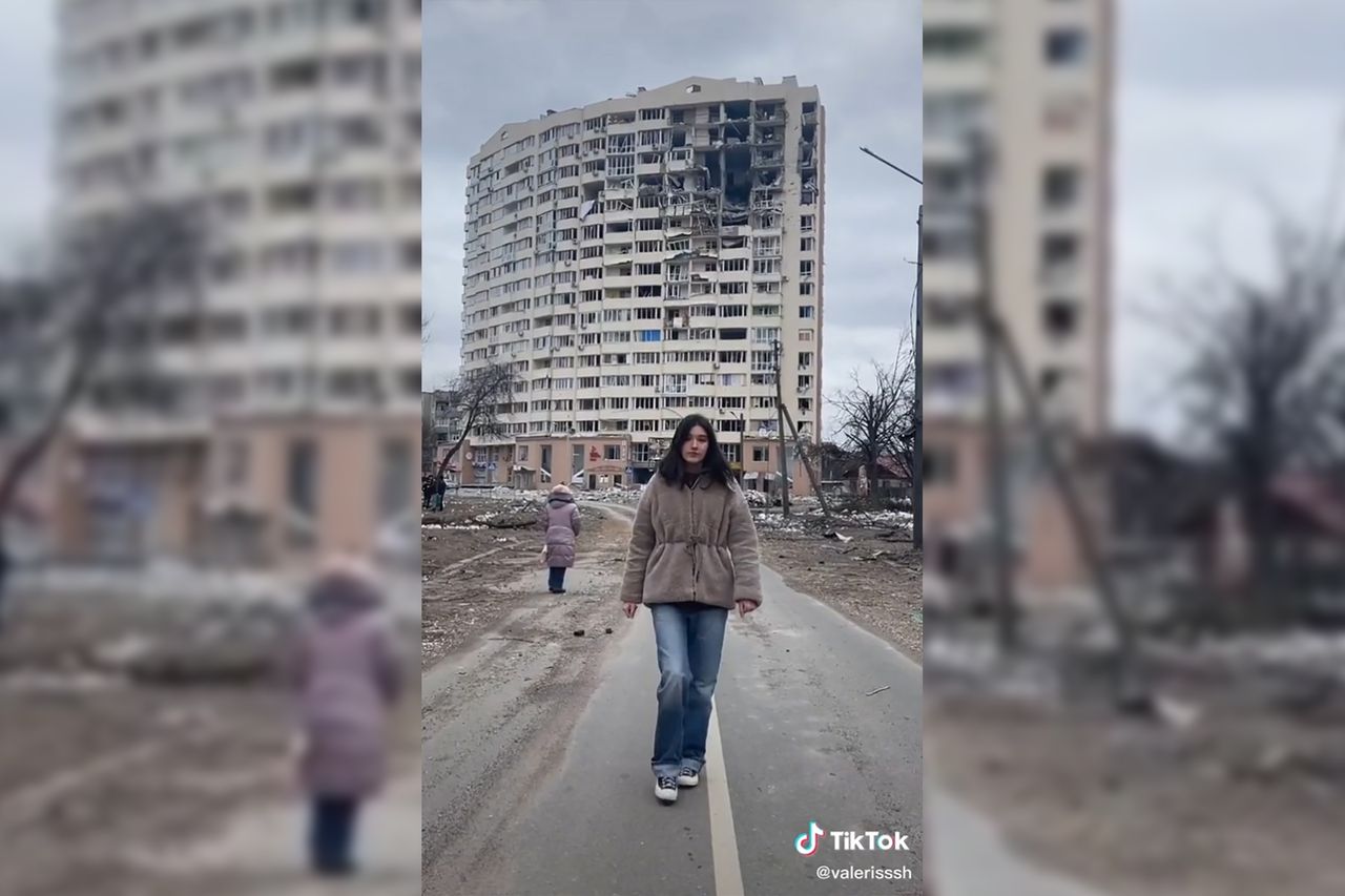 Wojna w Ukrainie. Była fotografką, a teraz pokazuje na TikToku życie na wojnie