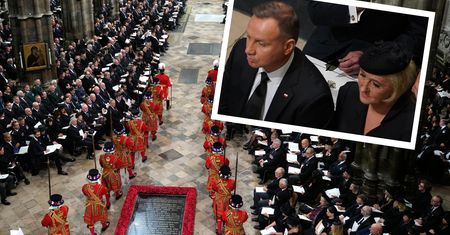 Pogrzeb Elżbiety II. Prezydent Andrzej Duda w Opactwie Westminsterskim