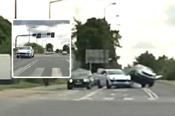Spowodował kolizję i uciekł, ale nie tylko on był winny? Nagranie z Radomia