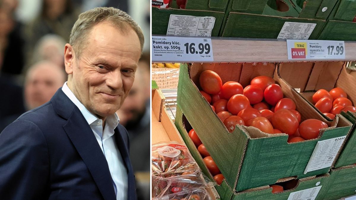 Donald Tusk i pomidory