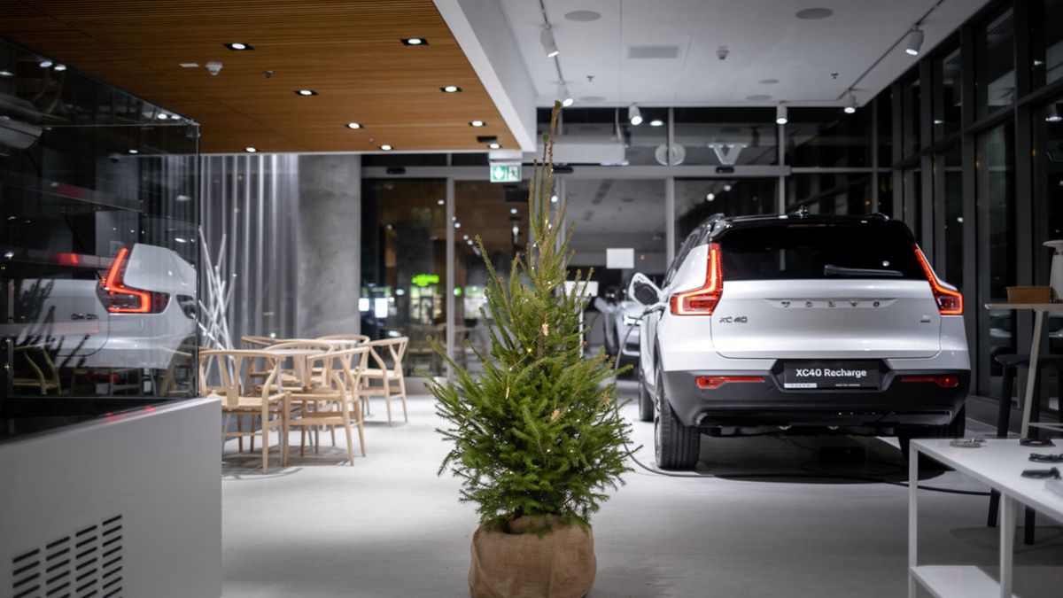 W poprzednich latach choinki Volvo cieszyły się dużym powodzeniem.