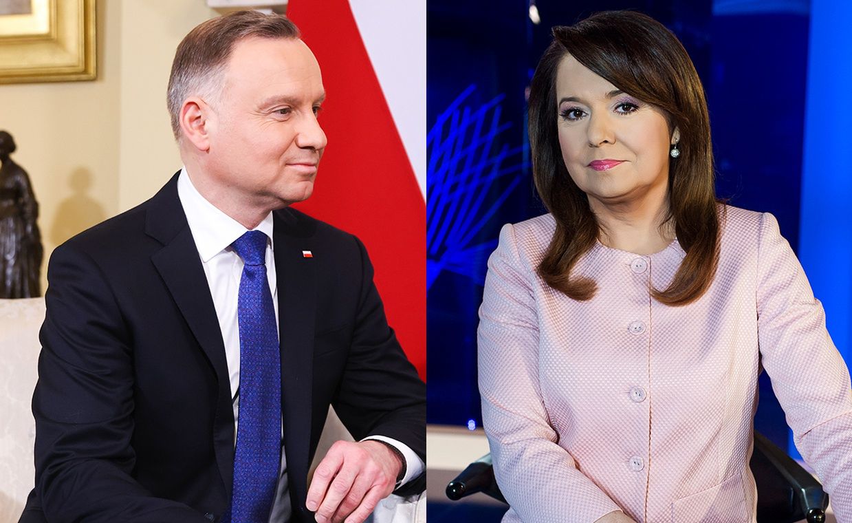 Danuta Holecka nie pytała, Andrzej Duda przemilczał. Tego nie usłyszcie w TVP [OPINIA]