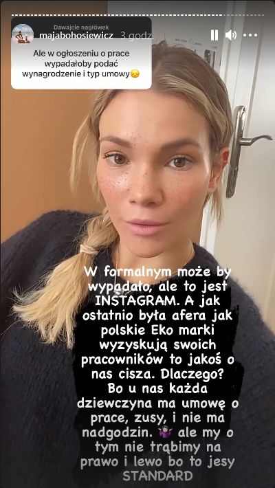 Maja Bohosiewicz odpiera krytykę po zamieszczeniu skandalicznego ogłoszenia o pracę