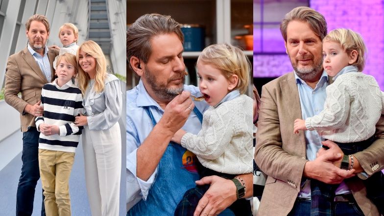 Wojciech Modest Amaro z żoną i synami promuje katolickie wartości w TVP