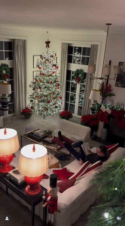 Zeszłoroczne dekoracje świąteczne u Małgorzaty Rozenek 