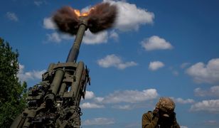 Broń z USA w akcji. Ukraińcy pokazali moment uderzenia w Rosjan haubicą M777