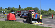 Tragiczny finał zderzenia z karetką. Policja bada przyczyny wypadku