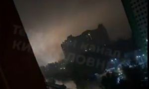 Kolejna runda ataków na Kijów. Celują w energetykę. Nagrania w sieci