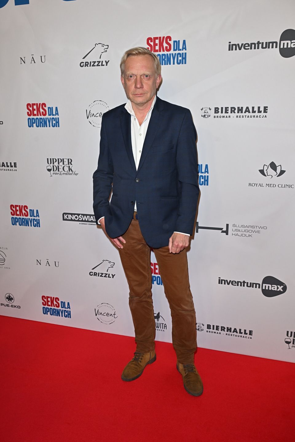 Arkadiusz Janiczek na premierze filmu "Seks dla opornych"