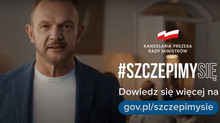 Radosław Pazura w akcji #SzczepimySię