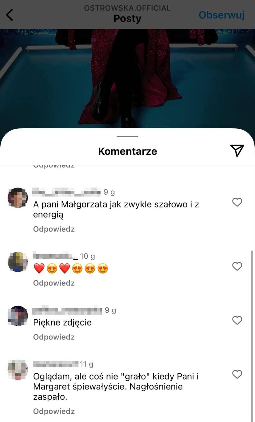 Internauci podsumowali występ Margaret i Małgorzaty Ostrowskiej 
