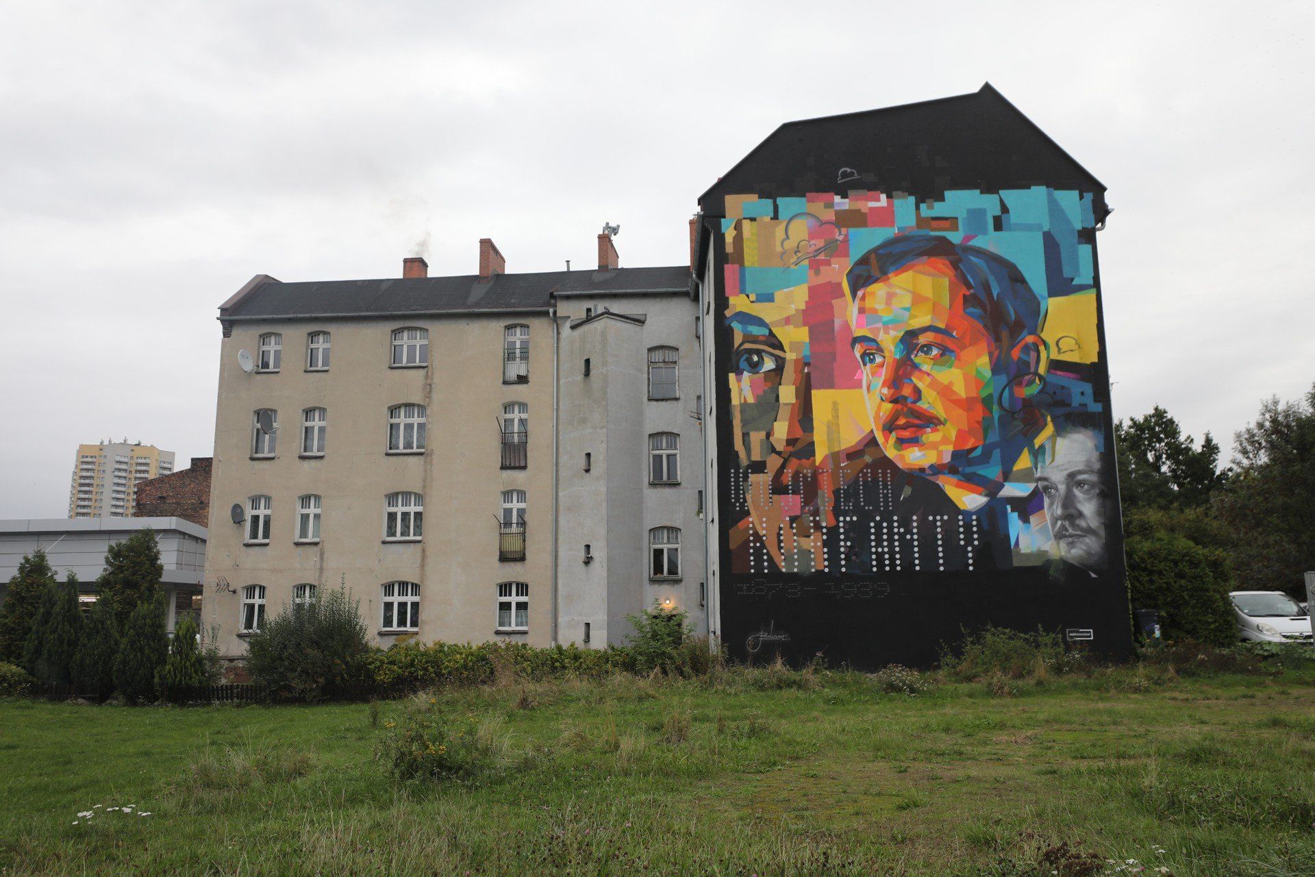 25.09.2025 KATOWICE MURAL WOJCIECHA KORFANTEGO FOT. MARZENA BUGALA-ASTASZOW/ /DZIENNIK ZACHODNI/ POLSKA PRESS