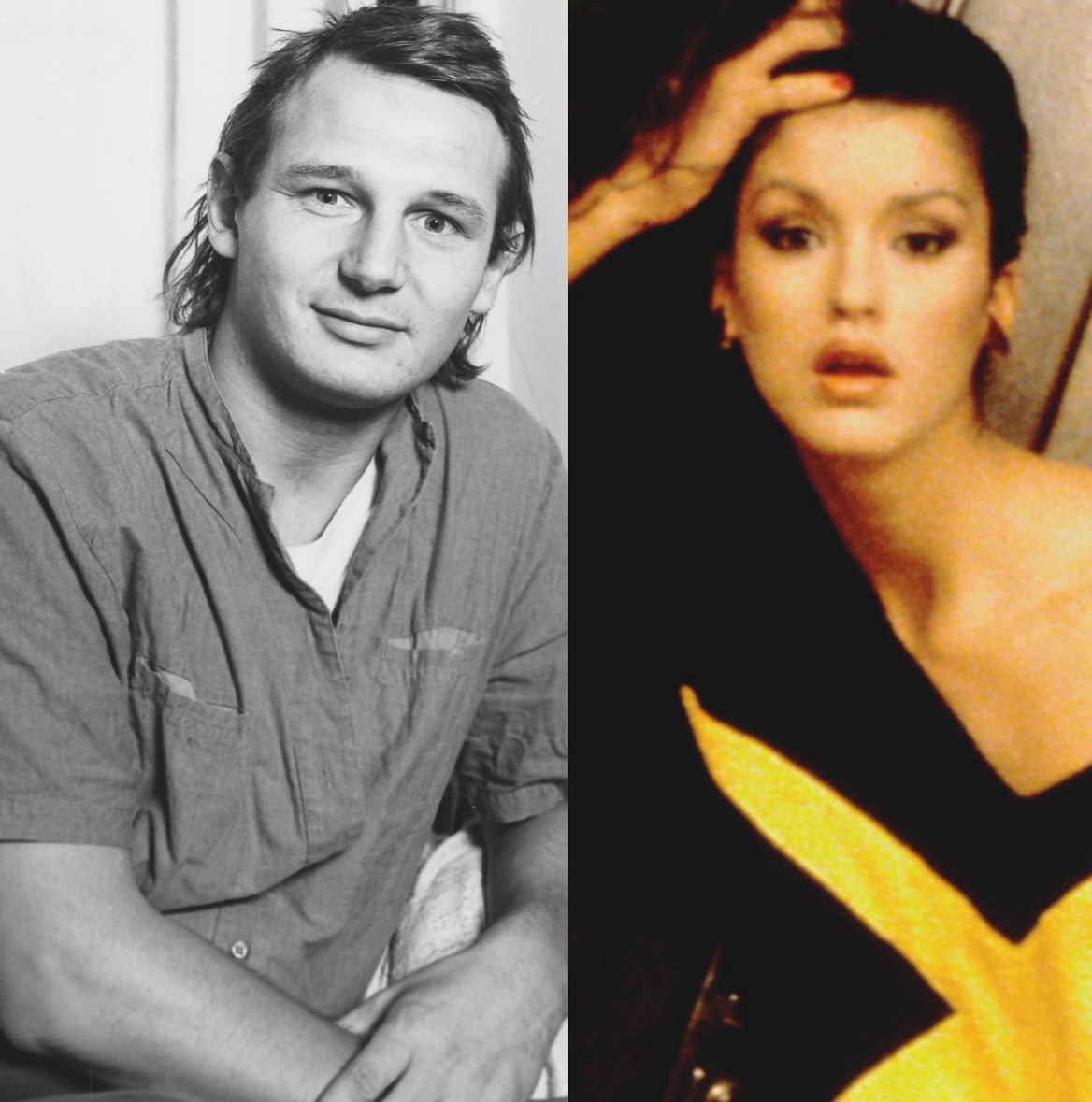 Liam Nesson i  Janice Dickinson