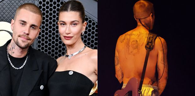 Justin Bieber wytatuował sobie Hailey na plecach (FOTO)