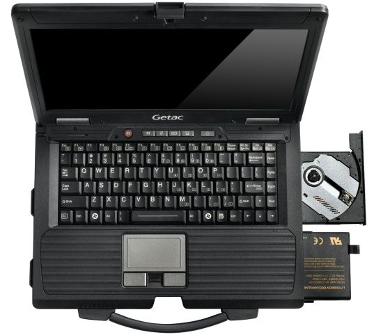 Getac S400 notebook wygląd