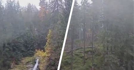 "Trudne warunki pogodowe". Przez Karkonosze przechodzi wichura