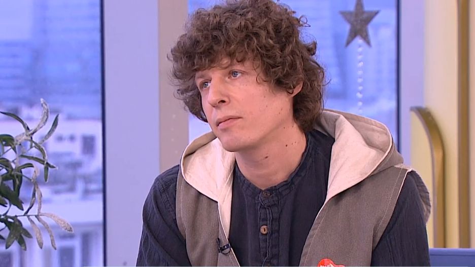 Mateusz "Gooral" Górny w studiu "Dzień dobry TVN" 