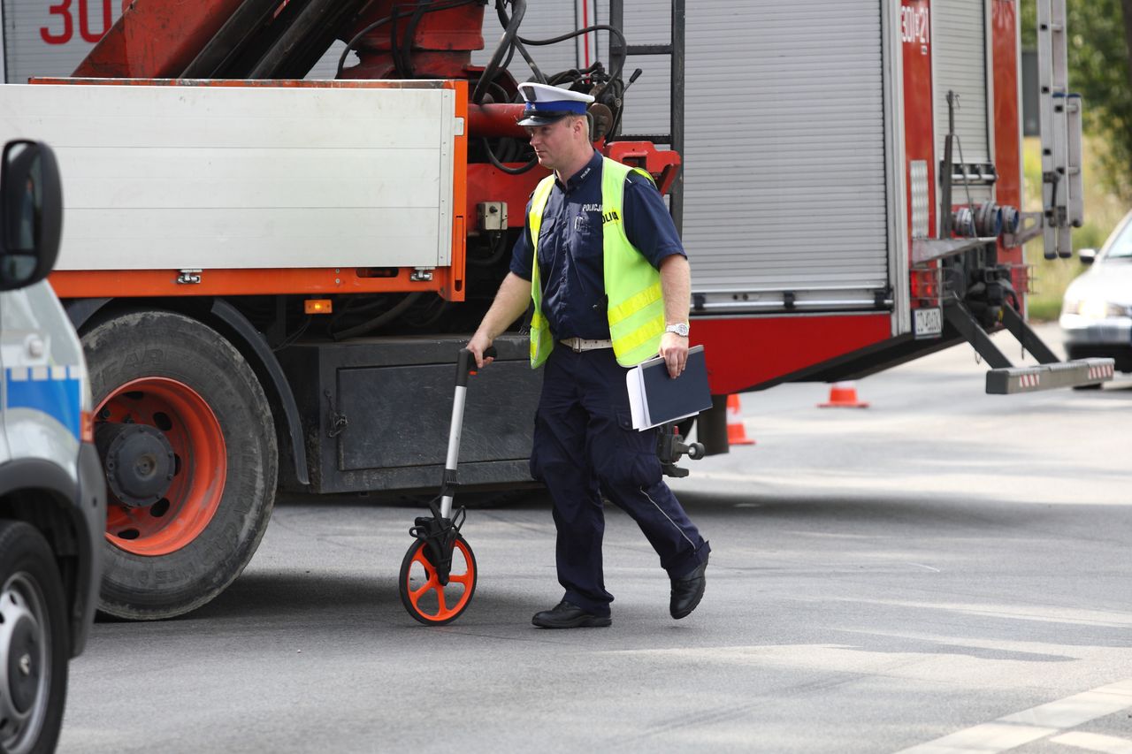 Łomianki. Wypadek na krajowej S7. "Kierowca był nietrzeźwy"