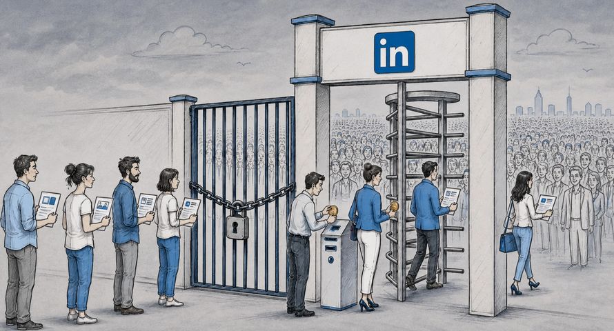Chcesz zasięgi na LinkedIn? Zacznij płacić