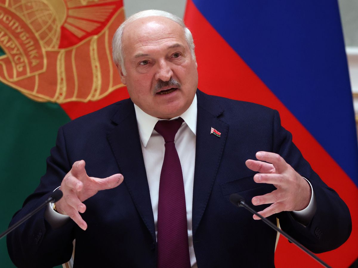 Aleksandr Łukaszenka - białoruski dyktator