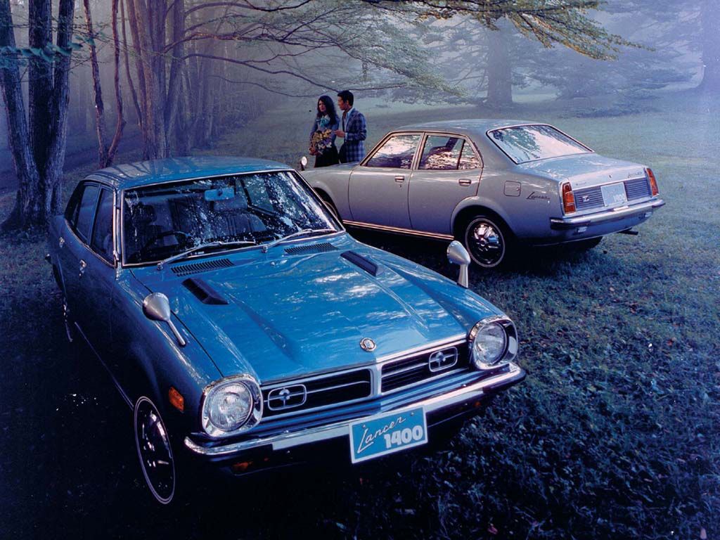 Mitsubishi Lancer z roku 1973: jeden z pierwszych międzynarodowych hitów marki (fot. Mitsubishi)