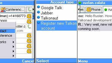 Komunikator internetowy dla Symbiana i Windows Mobile 1