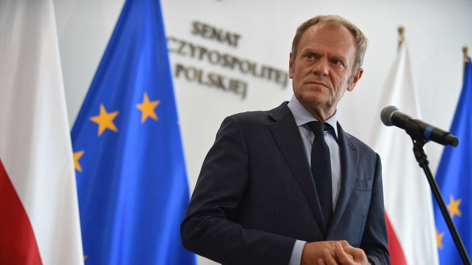 Donald Tusk odpowiada na wystąpienie Morawieckiego w Parlamencie Europejskim 